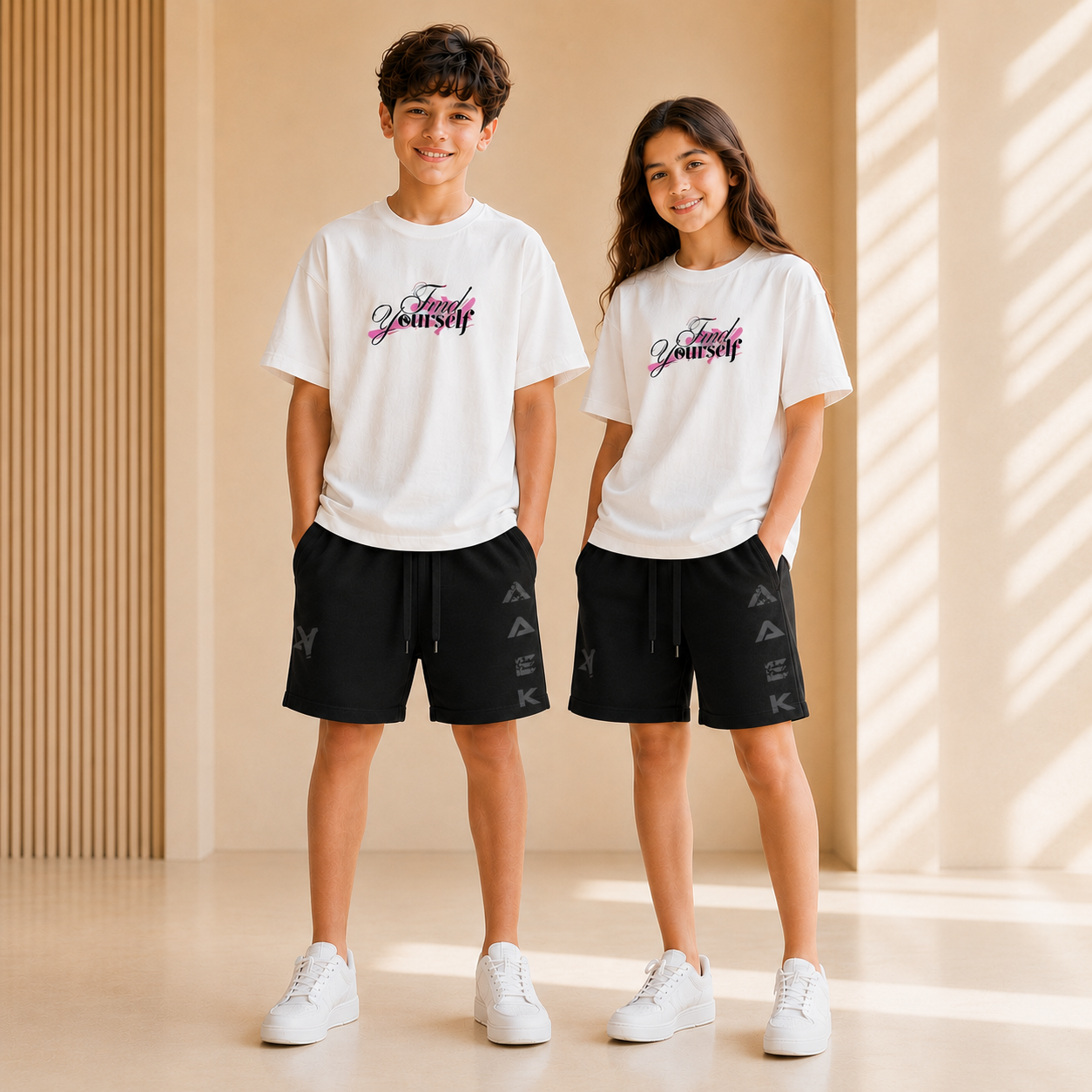 find white tee