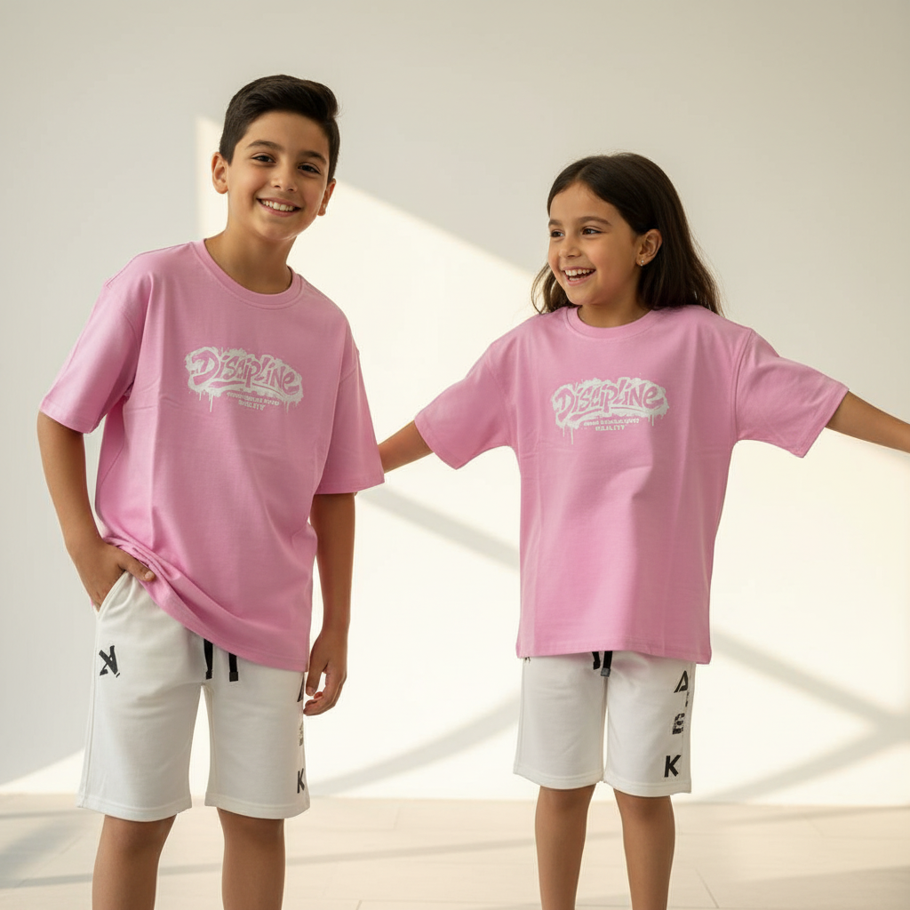 discipline pink tee