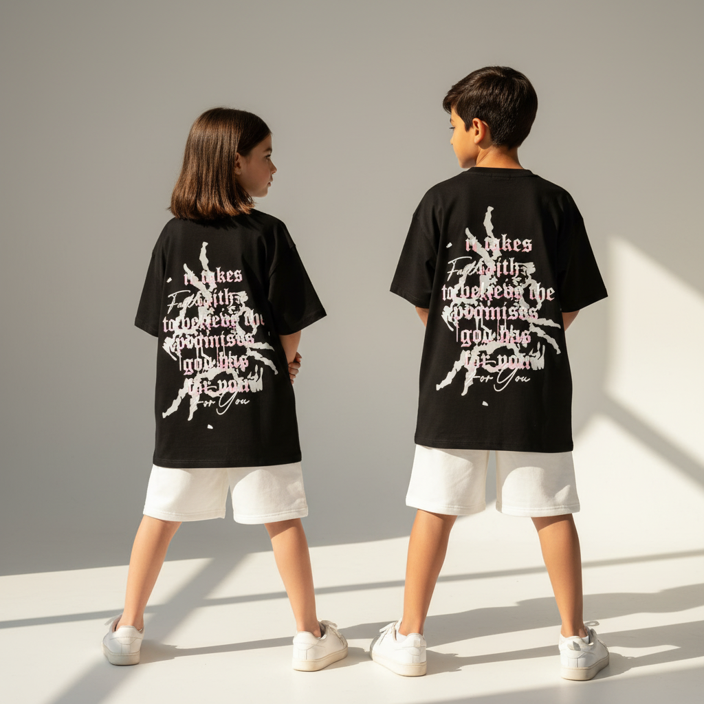 faith black tee