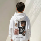 hona el kahera white hoodie
