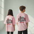 stay positive pink tee
