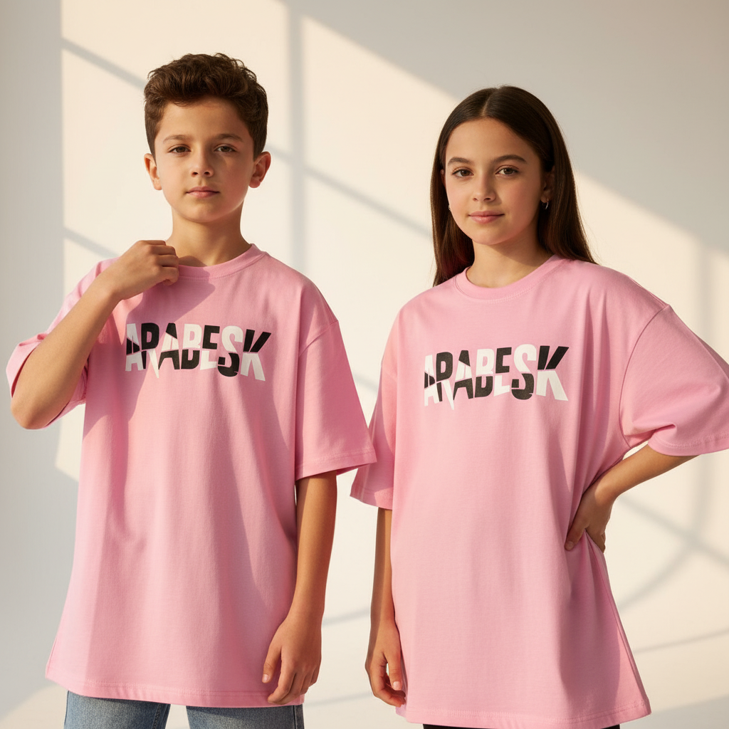 stay positive pink tee